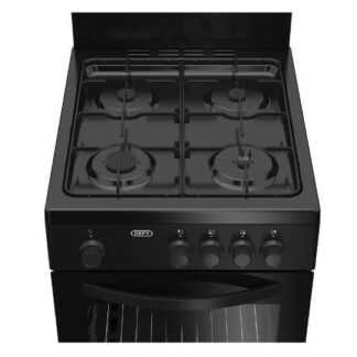 DEFY 4 BURNER GAS STOVE BLACK (DGS568)(DGS168)